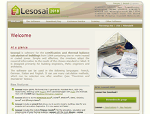Tablet Screenshot of lesosai.com